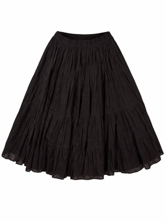 Dresses & Skirts - Women’s Black Tiered Maxi Skirt